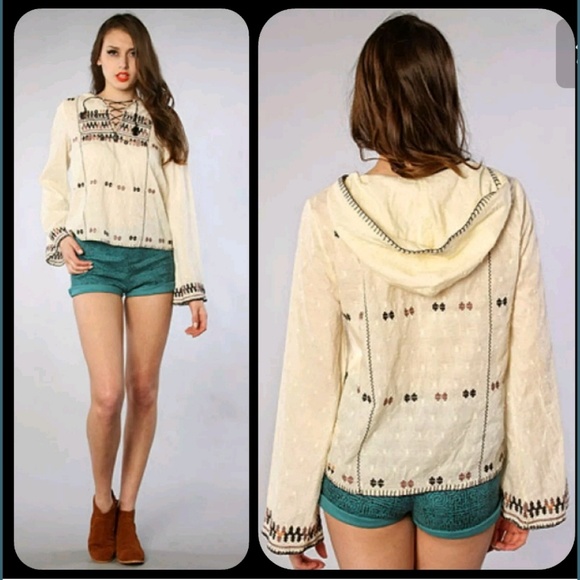 🥰SOLD🌈 free People Playa Del Rey Embroidered top - Picture 2 of 8